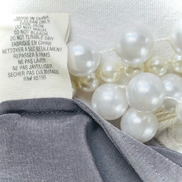 ELIZABETH & JAMES | S | Charcoal Light Silky Button-Down Shorts Jumper Romper - Picture 10 of 14